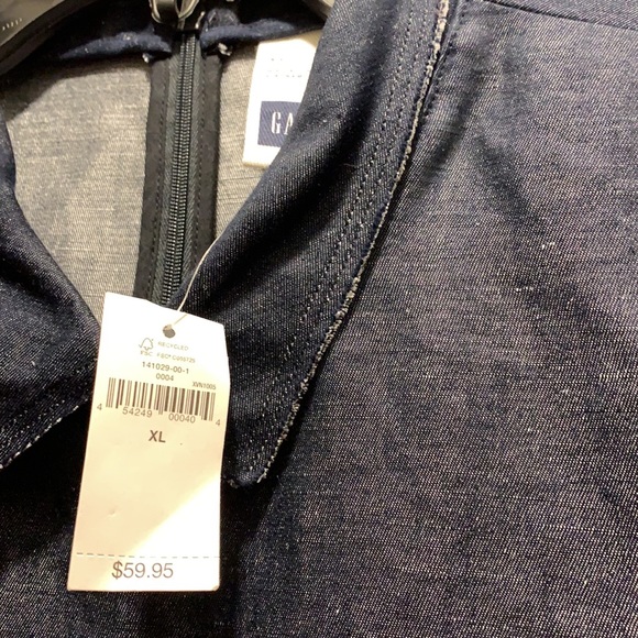 COPY - Dark denim sleeveless top - Picture 5 of 5